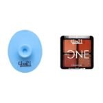 Glam 21 Silicone Face Cleanser Scrubber (Big) Little One 4-in-1 Eyeshadow Palette Ultra pigmented, Easy to blend Long Lasting Eye Make Up Kit |Little Lady-04 - Fast UK Delivery