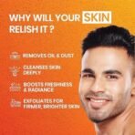 Dabur Kesar Ubtan Face Wash-100ml | Enriched with Natural Turmeric, Niacinamide & Saffron to Brighten, Tone and gently Exfoliate Skin | For Removing Tan, Dark Spots, Dirt & Impurities | For Men & Women - Fast UK Delivery - Image 5