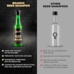 Beardo Beer Shampoo for Men, 200 ml | For Strong, Bouncy, Shiny Hair | Contains Real Beer | Tea Tree Oil, Aloe vera & Calendula Oil | Sulphate & Paraben Free - Fast UK Delivery - Image 6