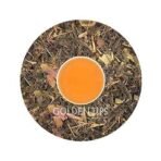 Golden Tips Healthy/Natural and Organic Loose Leaves Roseherb Green Tea Tin Can (100 Gram, 50 cups) - Fast UK Delivery - Image 4