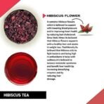 TEACURRY Hibiscus Flower Tea - 100 Gram / 200 Cups | Helps with Iron Deficiency, Liver Health | Hibiscus Loose Leaves | 100% Natural - Fast UK Delivery - Image 3