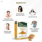 INDUS VALLEY Bio Organic Natural And Pure Bhringraj Powder | Eclipta alba with Fenugreek Powder (Methi Powder) for Hair Care - (100 * 2= 200g) - Fast UK Delivery - Image 6