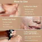 mCaffeine Coffee Pollution & Sun Protection Kit with Face Wash, Face Scrub & SPF 50 PA++ Sunscreen Lotion | Deeply Cleanses, Removes Tan, Protects & Repairs UV Damage | For All Skin Types - Fast UK Delivery - Image 6
