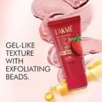 LAKME Blush & Glow Exfoliating Face Wash With Vitamin C Serum, Hydrating And Gentle Facewash With Strawberry Fruit Extracts, 100Gm - Fast UK Delivery - Image 7