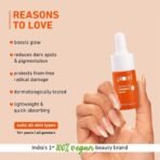 Plum 15% Vitamin C Face Serum For Glowing Skin | Reduces Dark Spots | For Dull Skin | With Mandarin | Beginner Friendly, For All Skin Types | 100% Vegan | 10 ml (Pack of 2) - Fast UK Delivery - Image 3