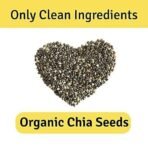 Jus' Amazin 100% Organic Chia Seeds (250g)|High Protein, High Fiber|Omega-3, Calcium|Heart Health|Diet Food, Weight Loss|Boosts Immunity, Health Seeds, Healthy Snack|Raw, Unroasted|Clean Nutrition - Fast UK Delivery - Image 3