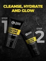 Beardo Ultraglow Face Wash for Men | Red Algae, White Lily & Menthol for Brightened, Hydrated and Refreshing Skin | Face Wash for Tone Brightening and Glowing Skin | Suitable for All Skin Types | 100ml - Fast UK Delivery - Image 7