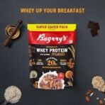 Bagrry's Whey Protein Muesli 750gm Pouch |15 g /20 g Protein Per Serve |Chocolate Flavour|Whole Oats & Californian Almonds|Breakfast Cereal|Protein Rich|Premium American Whey Muesli - Fast UK Delivery - Image 6