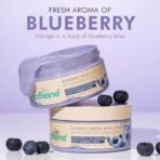 mCaffeine Blueberry Blast Detan & Cleanse Duo for Glowing Skin| Deep Cleanses, Exfoliates, Nourishes| Blueberry Body Wash - 300ml & Bluberry Scrub - 175 g | Fruity Blueberry Aroma for Men & Women - Fast UK Delivery - Image 6