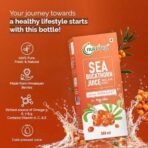 Nutriorg Sea Buckthorn Juice, Himalayan Berry, Enrich With Omega 3,6,7 & 9, Rich in Vitamin C, No Added Sugar (500 ml, Pack of 3) - Fast UK Delivery - Image 6