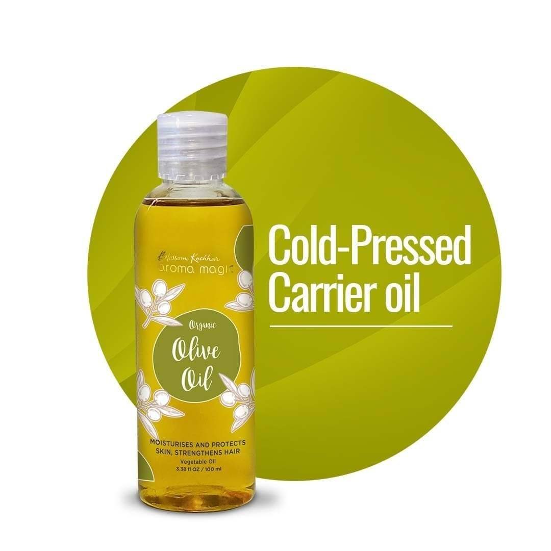 uk51wYW4F2qHL-1-1.jpg Aroma Magic Organic Olive Oil - 100 ml For Hair, Body & Face - Fast UK Delivery - Image 1