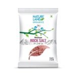 Natureland Organics Himalayan Pink Rock Salt 500 Gm - Organic Rock Salt - Fast UK Delivery