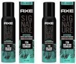 AXE Signature Mysterious Tropical Green No Gas Deodorant Bodyspray For Men 154 Ml (Pack Of 2) - Fast UK Delivery - Image 2