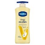 Vaseline Deep Moisture Body Lotion |For Dry Skin| Moisturised Glowing Skin| With Pro Ceramides 600ml - Fast UK Delivery