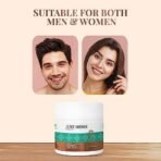 Just Herbs Nourishing Hair Cream for Men & Women with Bhringraj & Rosemary, Helps Reduce Dandruff and Hairfall 100 g - Fast UK Delivery - Image 6