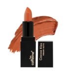mCaffeine Cocoa Kiss Creamy Matte Lipstick - Mocha Muse | Moisturizing & Non Drying, Lightweight & Long Lasting Formula | With Cocoa Butter, Caffeine & Vitamin E | SLS & Paraben Free - Fast UK Delivery