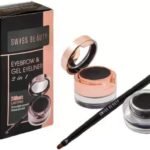 Swiss Beauty EYEBROW & GEL EYE LINER 2 IN 1 3G+4G 7 g (Hot Nude, Grey) - Fast UK Delivery