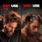 Beardo Scalp Massager for Hair with Removable Handle | Soft Silicone Bristles for Dry Massage, Oil & Shampoo | Massager Shampoo Hair Brush, Super Soft Bristles, Exfoliating | Scalp massager for Men & Women - Fast UK Delivery - Image 6
