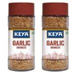 Keya Garlic Granules 55g | Pure, All-Natural, Flavor Booster for Cooking, Soups, Sauces |No Additives, Preservatives | Pack of 2 - Fast UK Delivery - Image 2