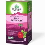 Organic India Tulsi Sweet Rose 25 Tea Bags- (Pack of 3) - Fast UK Delivery - Image 4