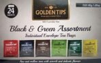 Golden Tips-Tea Bags 100% Pure Indian Black & Green Assortment Individual Tea Bags | 24 Tea Bags | 48 Grams - Fast UK Delivery - Image 3