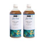 Kapiva Hair Care Juice (2L) | For Hair Growth & Hair Fall Control | 100% Ayurvedic Hair Care with Amla, Noni, Bhringraj and Ashwagandha - Super Saver Pack of 2 - Fast UK Delivery