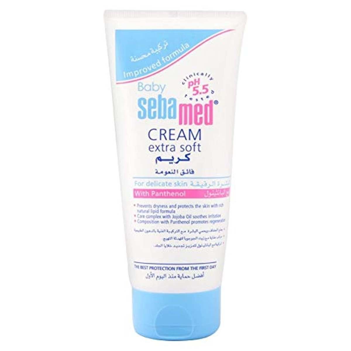 uk51xd-uSSdML-1-1.jpg Sebamed Baby Cream Extra Soft 200m|Ph 5.5| Panthenol and Jojoba Oil|Clinically Tested| ECARF Approved - Fast UK Delivery - Image 1