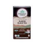 ORGANIC INDIA Elaichi Black Tea 25 Teabags - Fast UK Delivery