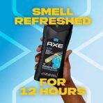 AXE Alaska 3 In 1 Body, Face & Hair Wash for Men, Long-Lasting Refreshing Ocean Air & Bergamot Fragrance Natural Origin Ingredients,Removes Odor & Bacteria, No Parabens, Dermatologically Tested, 250ml - Fast UK Delivery - Image 5