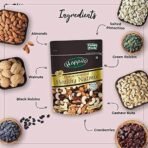 Happilo Premium International Healthy Nutmix 350g Value Pack Almonds, Black Raisins, Cashewnuts, Cranberries, Green Raisins, Pistachio Kernels & Walnut Kernels - Fast UK Delivery - Image 5