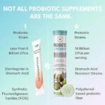 Wellbeing Nutrition Daily Probiotics + Prebiotics | Improve Metabolism, Acidity Relief, Digestion & Gut Health | 18 Billion CFU Organic Probiotics Supplement for Men & Women (21 Effervescent Tabs) - Image 4