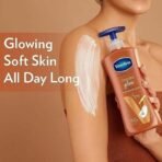 Vaseline Intensive Care, Cocoa Glow Serum-in-Lotion, 600ml, with 100% Pure Cocoa & Shea Butter, 48Hr Long-Lasting Moisturization, Body Lotion for Dry, Rough Skin - Fast UK Delivery - Image 4