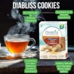 Diabliss Millet, Chia Seeds, Moringa Leaf Cookies 120g Box - Sugar 40 x 5g Sachet Box & Lemon Tea Instant Premix 10 x 10g Sachet Box Combo Pack - Low Glycemic Index (GI) Diabetic Friendly - Image 4