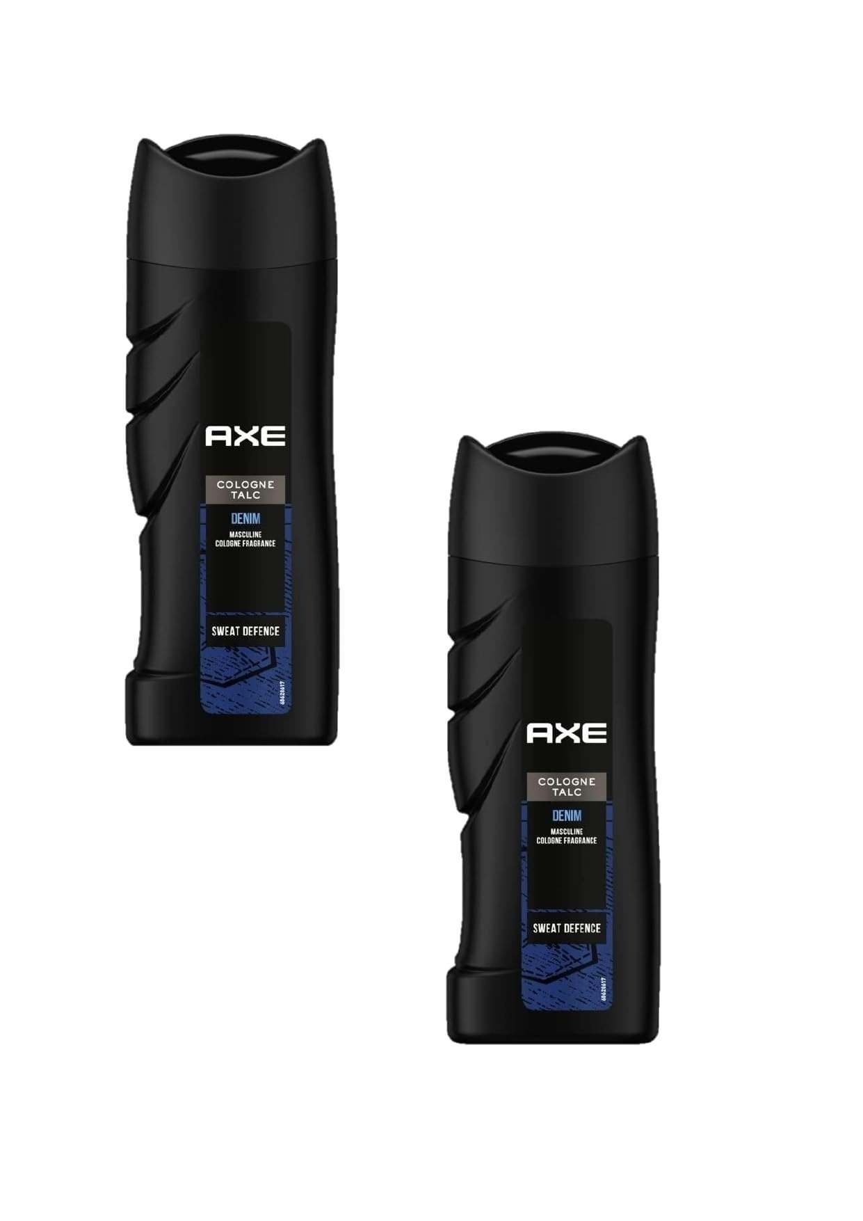 uk51y-Bz8CY8L-1-1.jpg AXE Men Denim Cologne Citrus Talc Powder (300G) (Pack Of 2) - Fast UK Delivery - Image 1