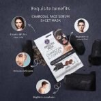 Ayouthveda Skin Detox Combo for Eliminate Dirt & Impurities, Oil Control Charcoal Face Wash 100ml | Hand Made Charcoal Detox Castile Soap 110g | Charocal and Coffee Face Serum Sheet Mask 20g for Men and Women Combo - Fast UK Delivery - Image 5