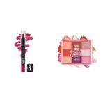 Glam 21 Lip Seduction Non- Transfer Crayon Lipstick|Pink Charm|06 Floral Hues 9 In 1 Eyeshadow Palette Highly Pigmented Smudge-Proof (7.5 gm) 04- Lotus - Fast UK Delivery