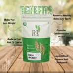 R R AGRO FOODS Naturally Grown Raw Barley (Jou, Jai, Yav) 3 Kg Pack of 1 - Fast UK Delivery - Image 4