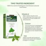 INDUS VALLEY Tulsi Powder 100% Organic and Natural for Skin and Hair Care set of 2 (100g) - Fast UK Delivery - Image 5