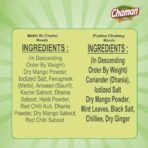 Chaman Masala Combo Pack Of 2 (Methi Chutney Longi 200G & Pudina Chutney Masala Mix 100g) Tangy Methi Chutney & Refreshing Pudhina Chutney | Authentic Indian Flavors for Snacks & Meals | Minty Freshness in Every Bite - Fast UK Delivery - Image 5