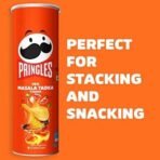 Kellogg's Pringles Desi Masala Tadka 107g (Pack of 4) - Fast UK Delivery - Image 5