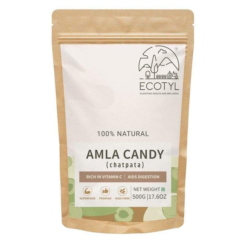 uk51yLlfhLsAL-1.jpg Ecotyl Amla Candy (Chatpata) | After Meal Digestive | Sweet and Sour | Rich in Vitamin C |Good for Gut Health | 500 grams - Fast UK Delivery - Image 1