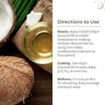 Ecotyl Cold-Pressed Virgin Coconut Oil | Kachi Ghani | Suitable for Cooking | 500ml - Fast UK Delivery - Image 5