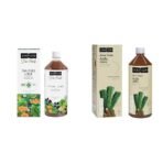 Kapiva Dia Free Juice, 1L | Amla, Karela, Jamun, Guduchi & 7 More & Kapiva Aloe Vera + Amla Juice | Cold-pressed Juice for Glowing Skin | Helps with Acne and Metabolism (1L), Bottle - Fast UK Delivery