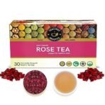 TEACURRY Rose Petal Tea - 30 Rose Tea Bags | Helps Lose Weight, Boosts Digestion, Relieves Anxiety, Increases Skin Glow | Rose Tea Petals | Petals Tea Bag Detox - Fast UK Delivery - Image 2