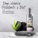 WOW Skin Science Charcoal Foaming Face Wash | Built in Brush for Deep Cleansing | All Skin Types | Fresh, Clear Skin | Paraben & Sulphates Free | For Women & Men | 150 ml - Fast UK Delivery - Image 4