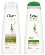 Dove Hair Fall Rescue Conditioner 335 ml& Dove Hair Fall Rescue Shampoo 340 ml, For Damaged Hair, Hair Fall Control for Thicker Hair - Mild Daily Anti Hair Fall Shampoo for Men & Women - Fast UK Delivery