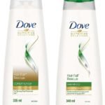 Dove Hair Fall Rescue Conditioner 335 ml& Dove Hair Fall Rescue Shampoo 340 ml, For Damaged Hair, Hair Fall Control for Thicker Hair - Mild Daily Anti Hair Fall Shampoo for Men & Women - Fast UK Delivery