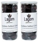 Lagom Gourmet Seedless Safawi Dates 800G|Saudi Arabia Dates|All Natural|No Preservatives|No Added Sugar|Gluten Free|Vegan|Plant Based|Non Gmo|Dates Dry Fruits|Khajur|Khajoor|Khejur - Fast UK Delivery - Image 2