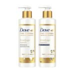 Dove Hair Therapy Breakage Repair Sulphate-Free Shampoo 380ml + Conditioner 380ml, (Combo Pack)| No Parabens & Dyes | Enriched With Nutri-Lock Serum - Fast UK Delivery