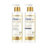 Dove Hair Therapy Breakage Repair Sulphate-Free Shampoo 380ml + Conditioner 380ml, (Combo Pack)| No Parabens & Dyes | Enriched With Nutri-Lock Serum - Fast UK Delivery